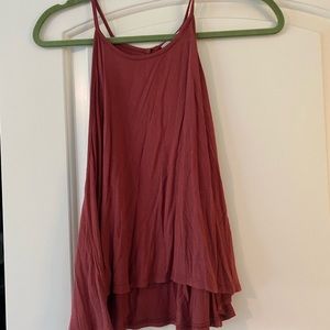 Burgundy tank from urban outfitters